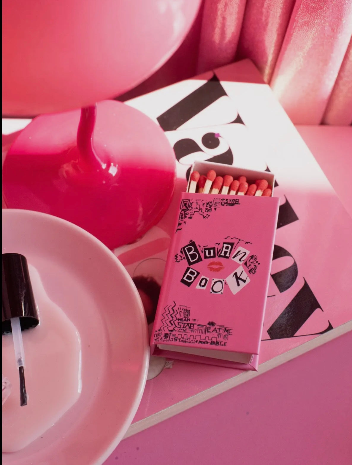 Burn Book Match Box