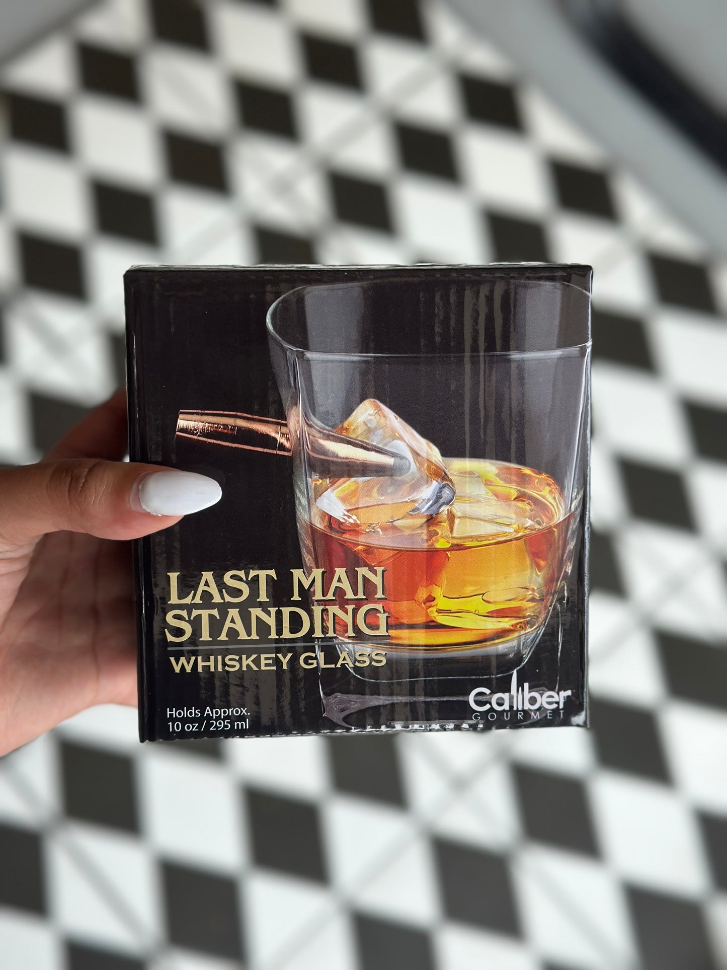 Last Man Standing Whiskey Glass