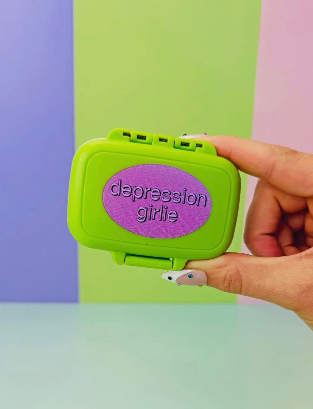 Depression Girlie Pill Case