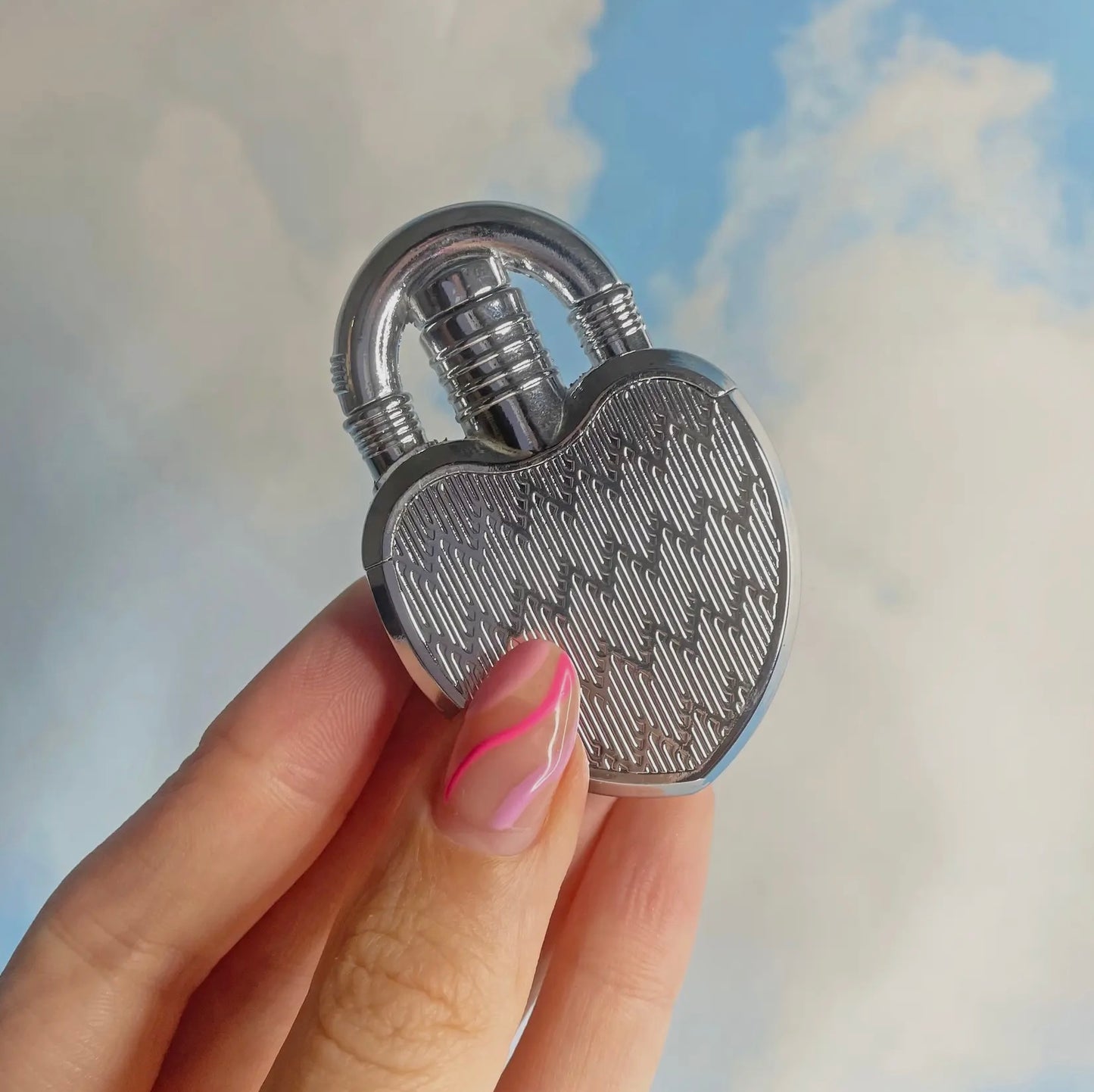 Heart Lock Refillable Lighter