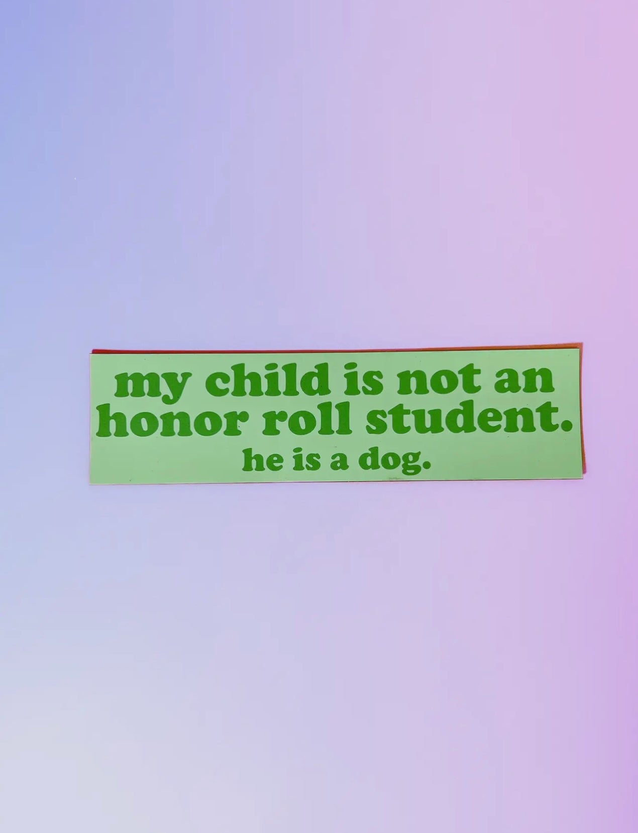 Honor Roll Magnet Dog - Green