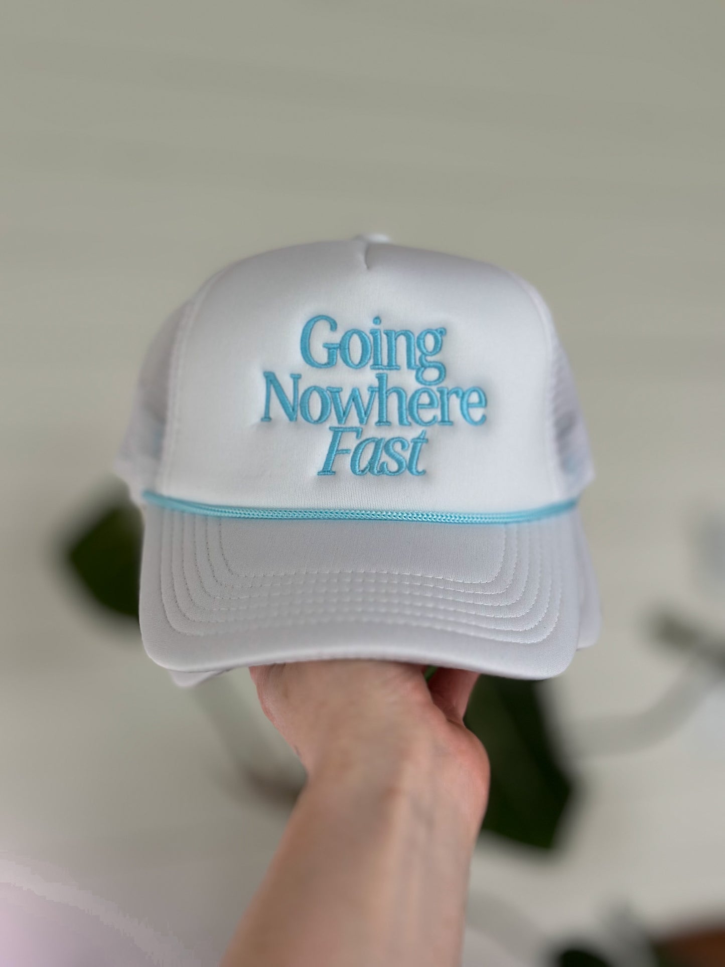 Going Nowhere Fast Trucker Hat