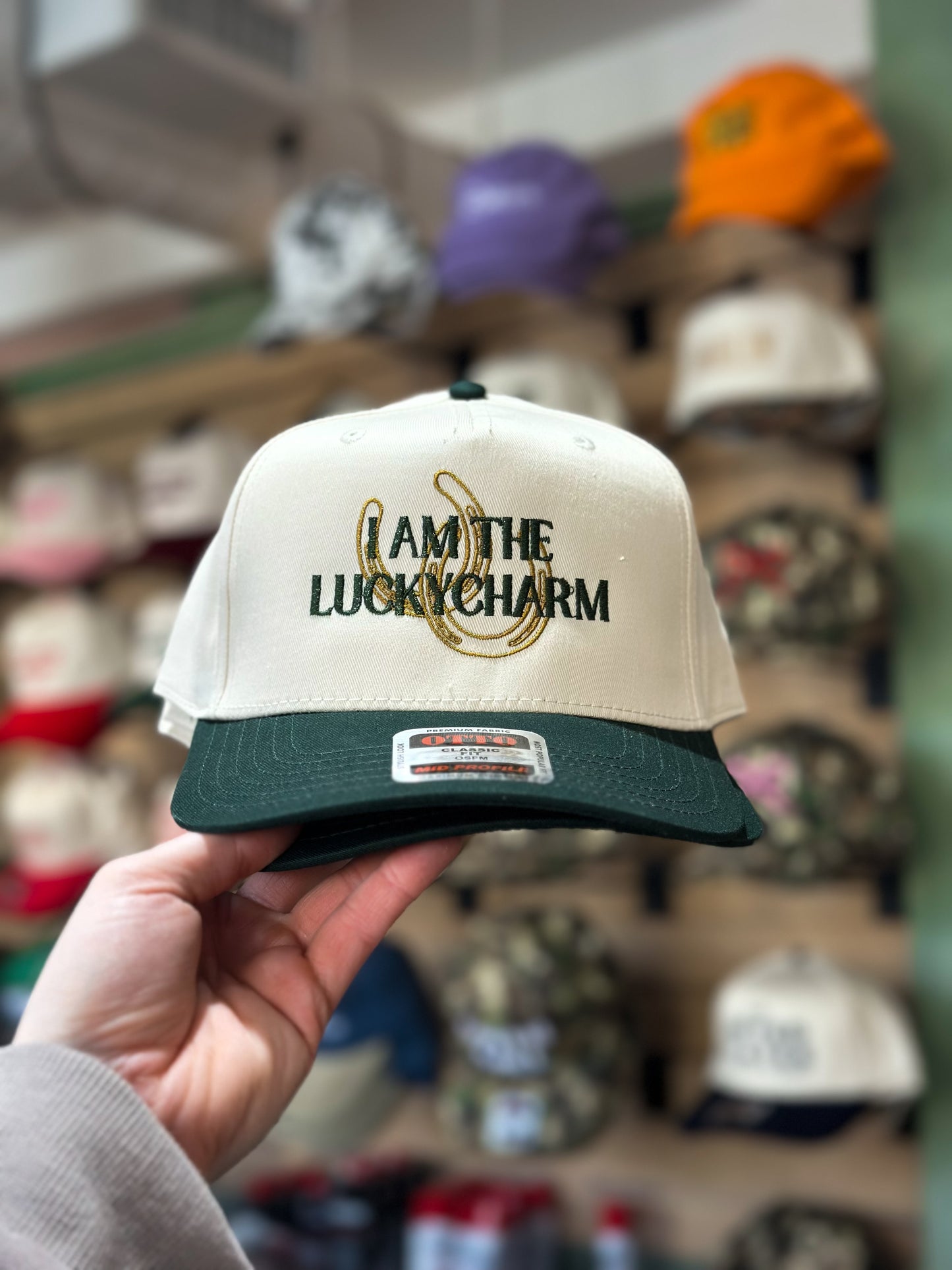 I Am The Lucky Charm SnapBack - Green