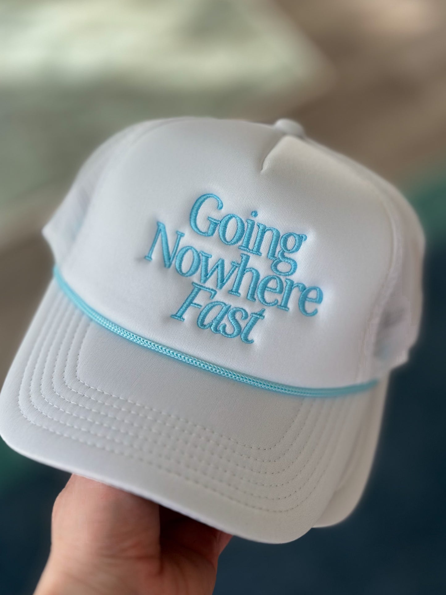 Going Nowhere Fast Trucker Hat
