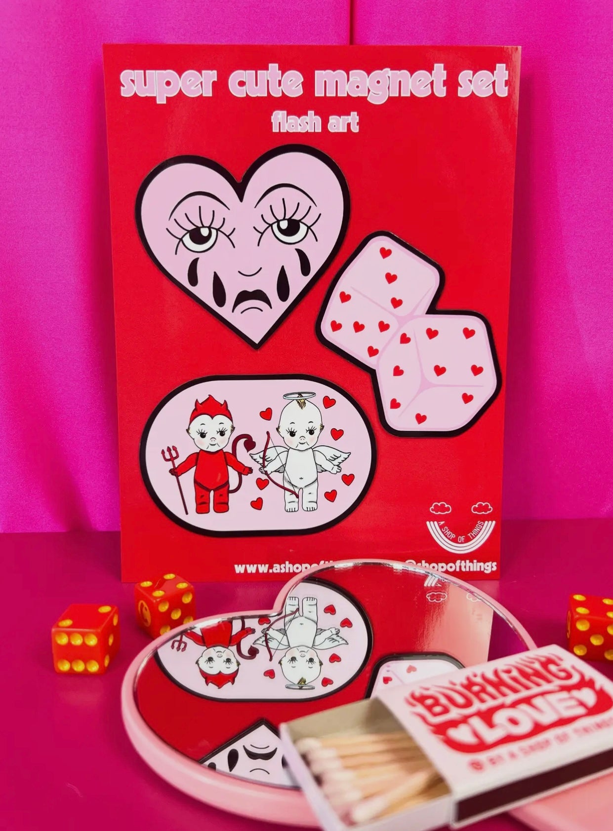 Flash Art Magnet Set