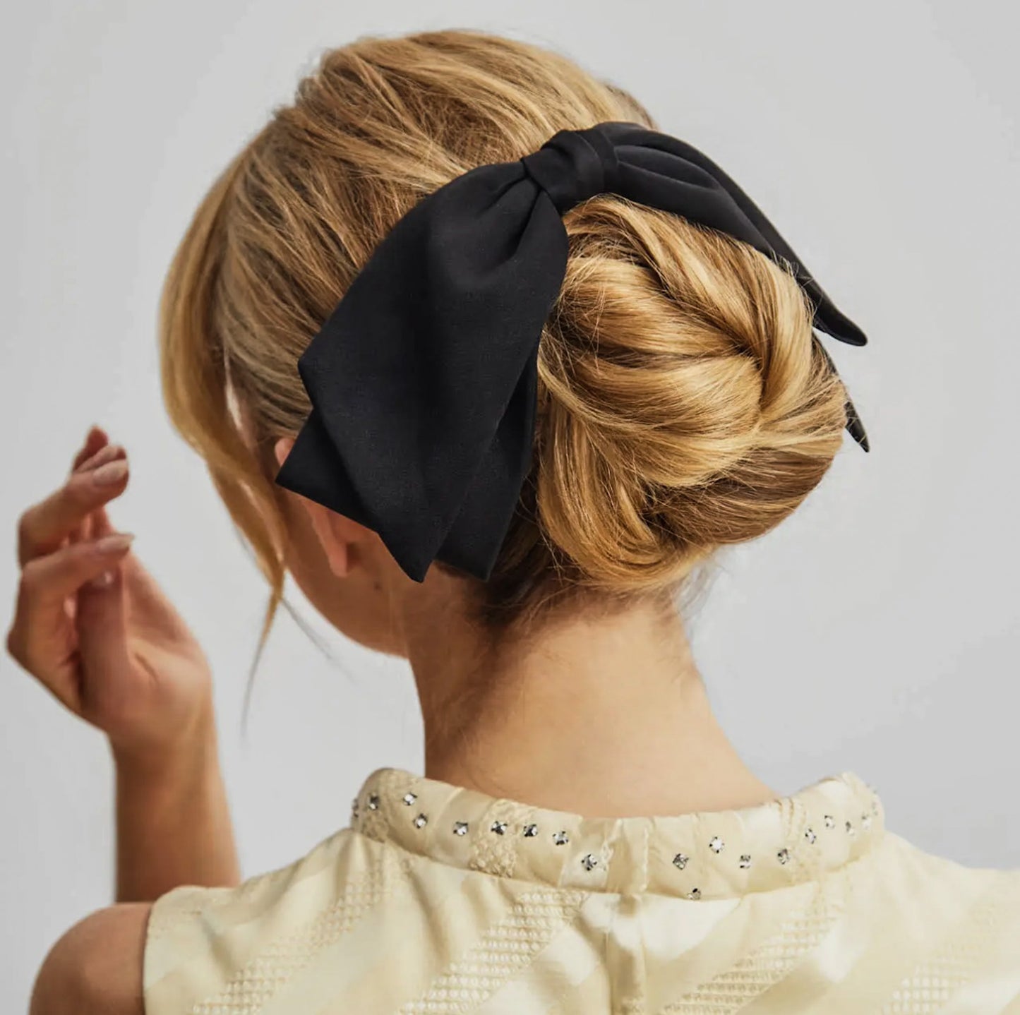 Recycled Fabric JUmBOW - Black