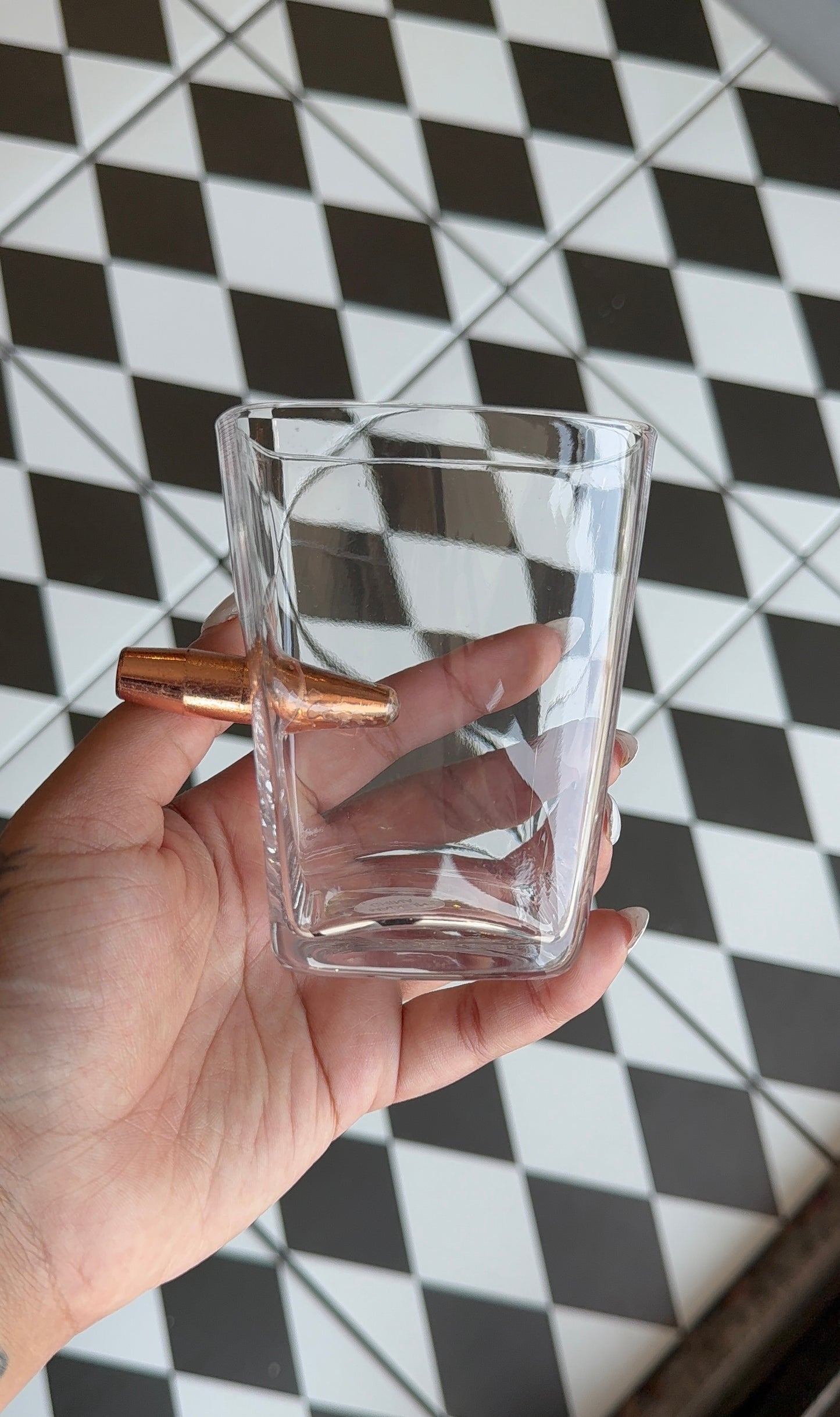 Last Man Standing Whiskey Glass