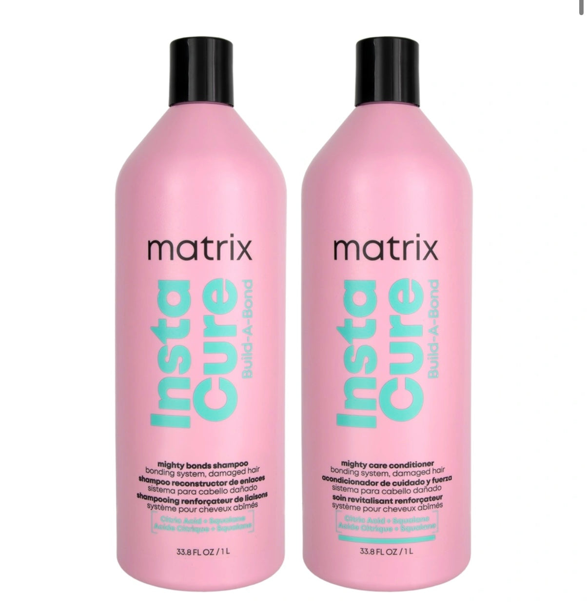 Matrix Instacure Build-A-Bond Mighty Bonds Shampoo & Conditioner