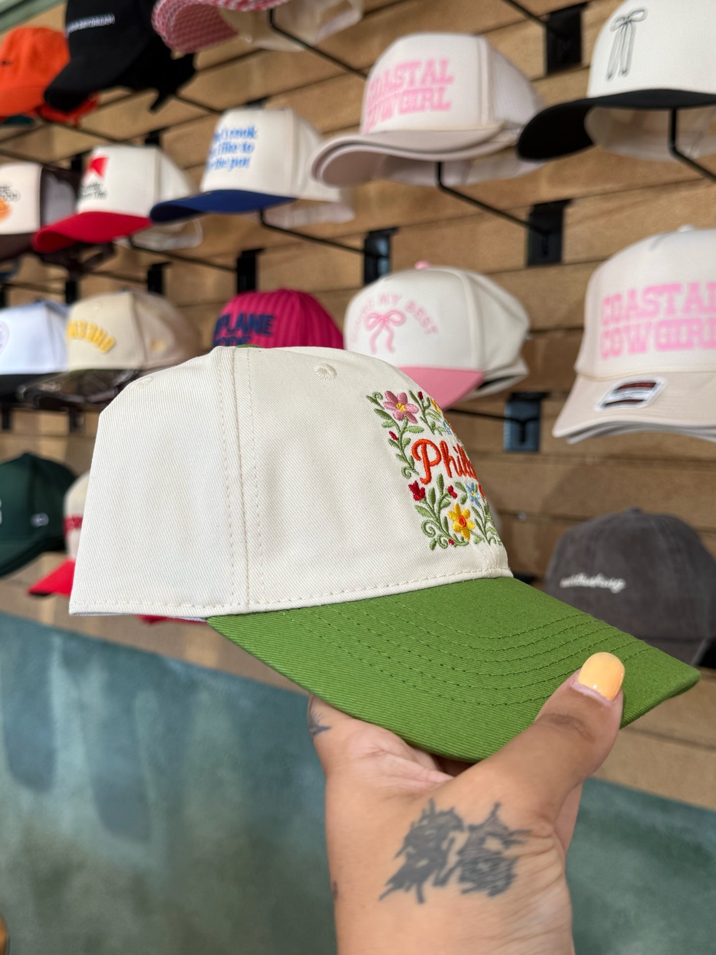 Philly Floral Baseball Hat