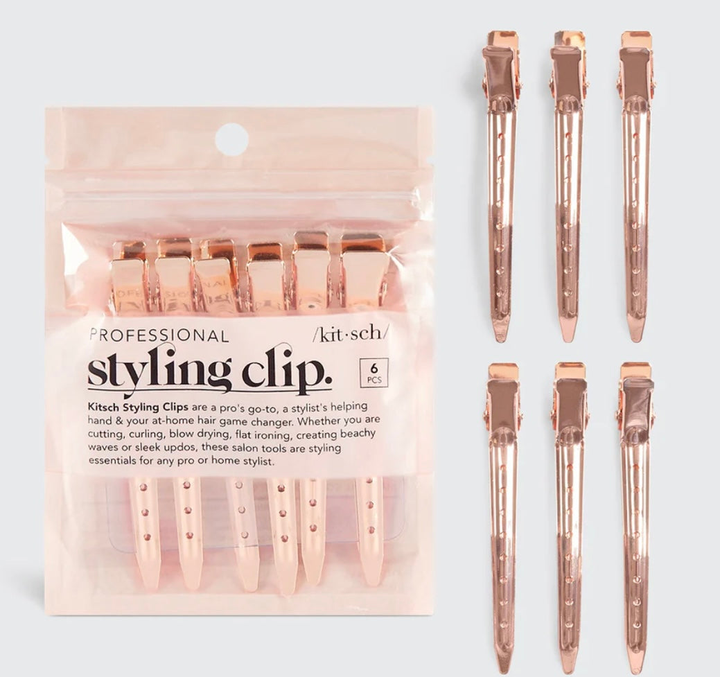 Kitsch Styling Hair Clips 6pc Set- * 2 Colors *