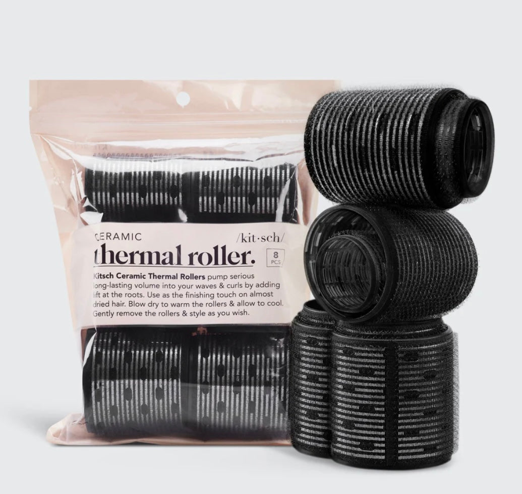 Kitsch Ceramic Thermal Rollers 8pc Set