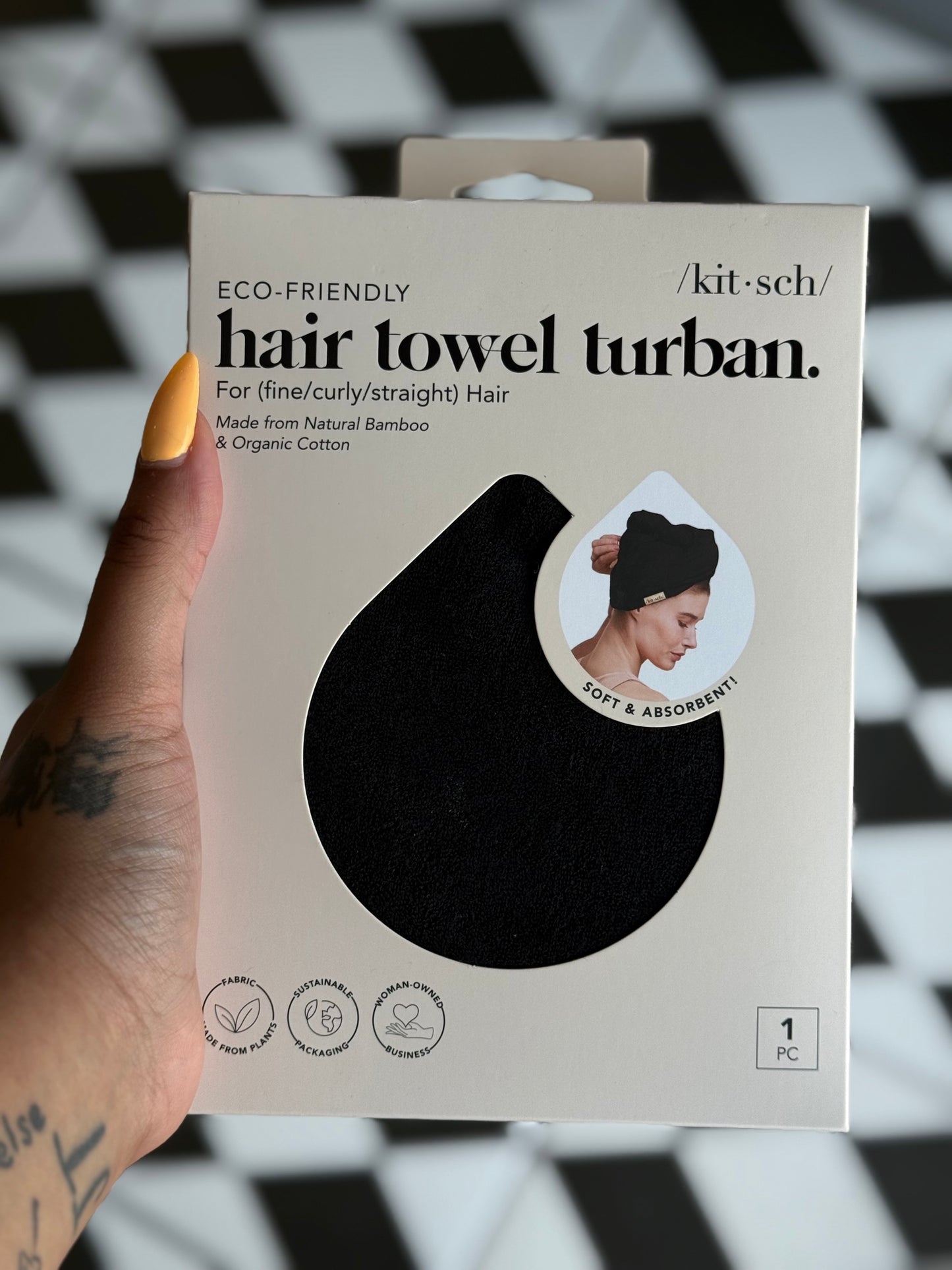 Kitsch Microfiber Quick-Dry Hair Towel- * 3 Options *