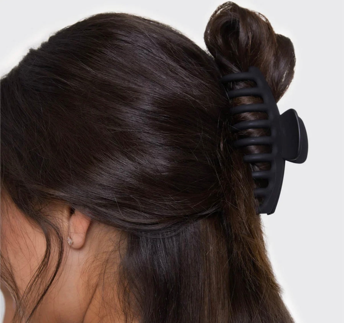 Kitsch Black & Tort Matte Claw Clips 2pc Set- Oversized