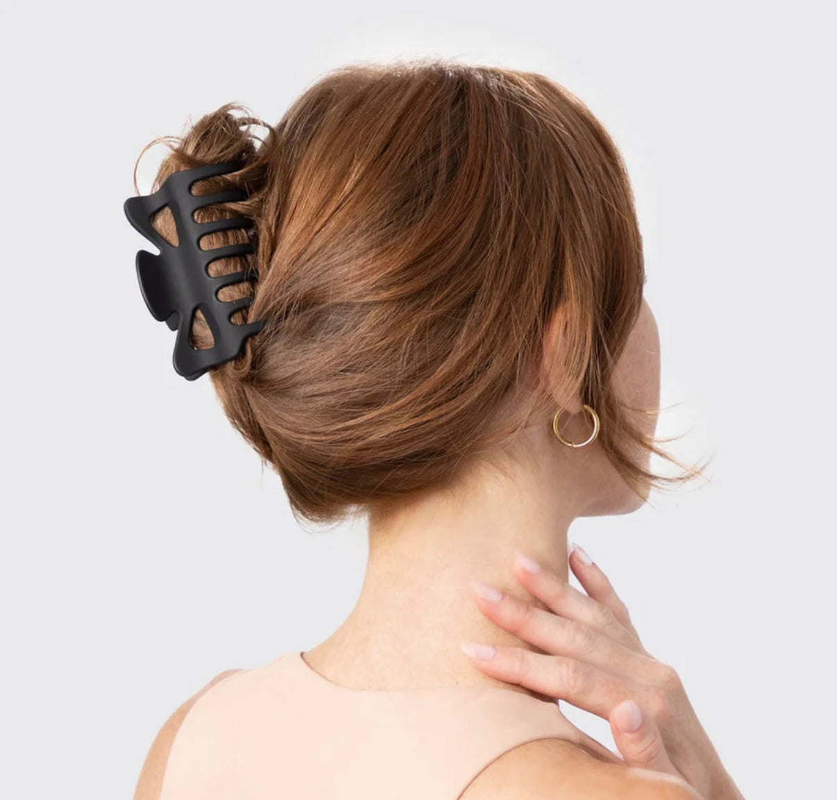 Kitsch Black & Tort Claw Clips 2pc Set- Large