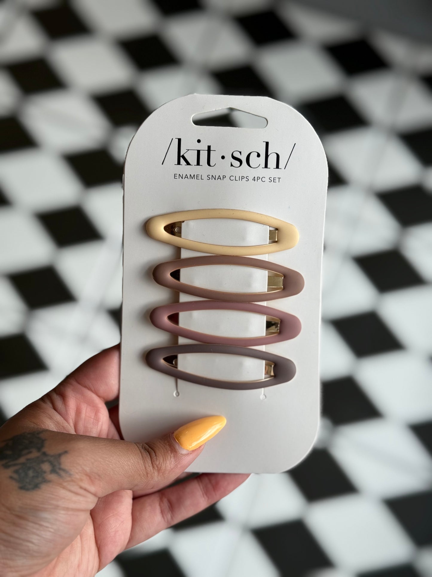 Kitsch Enamel Snap Clip- * 2 Options *