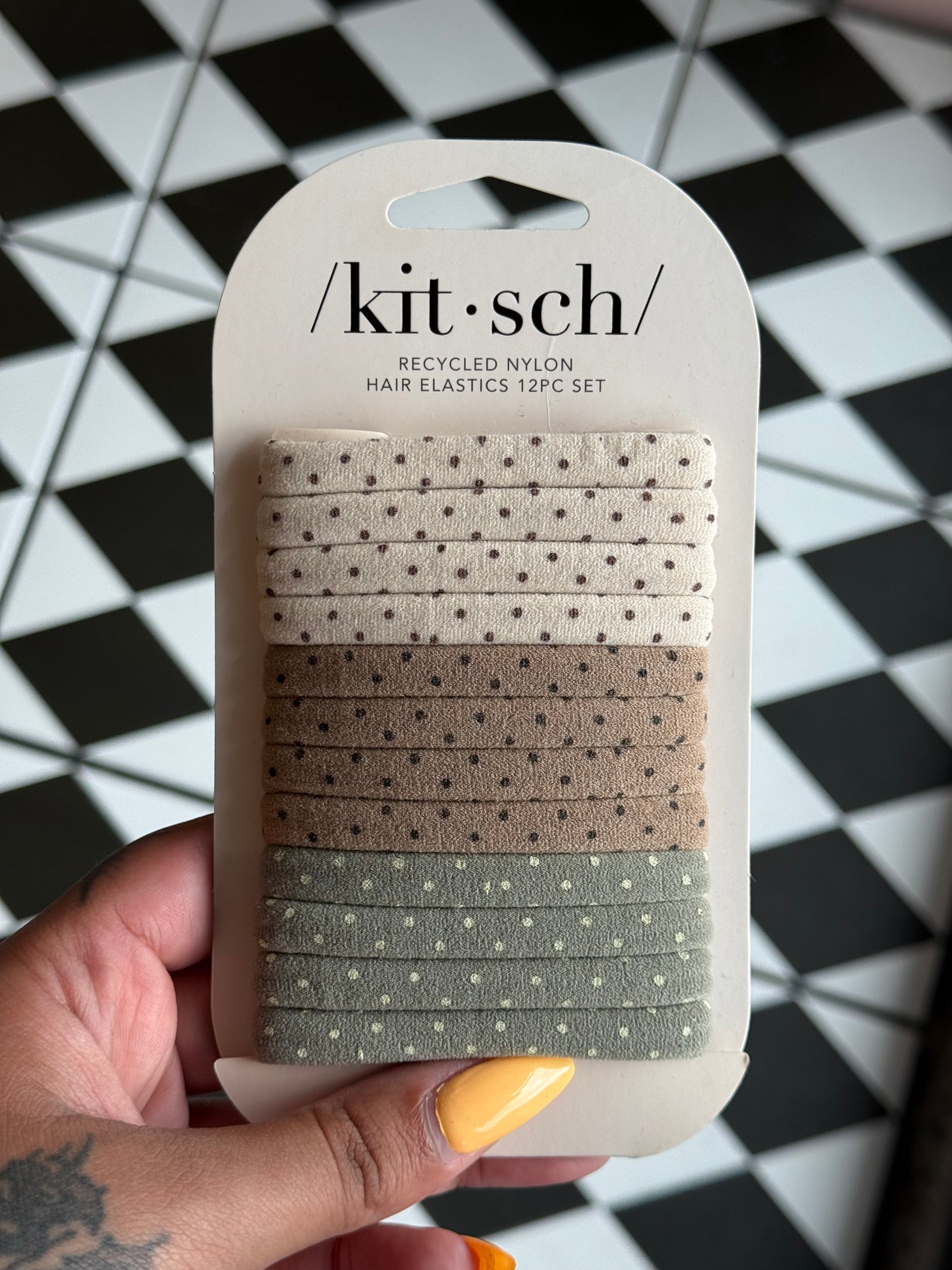 Kitsch Recycled Nylon Elastics 12pc Set- * 2 Options *