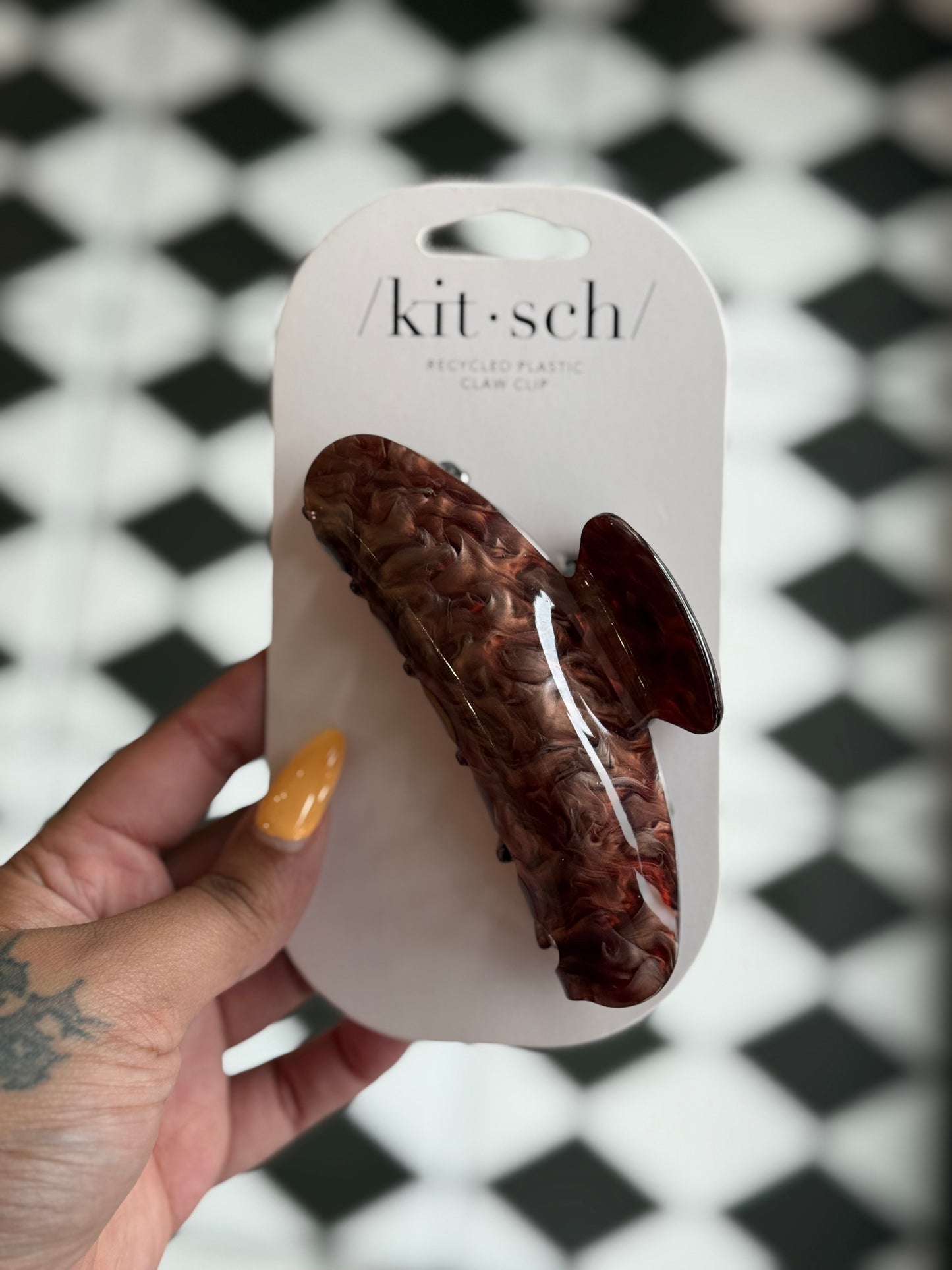 Kitsch Marble Claw Clip- * 2 Color *