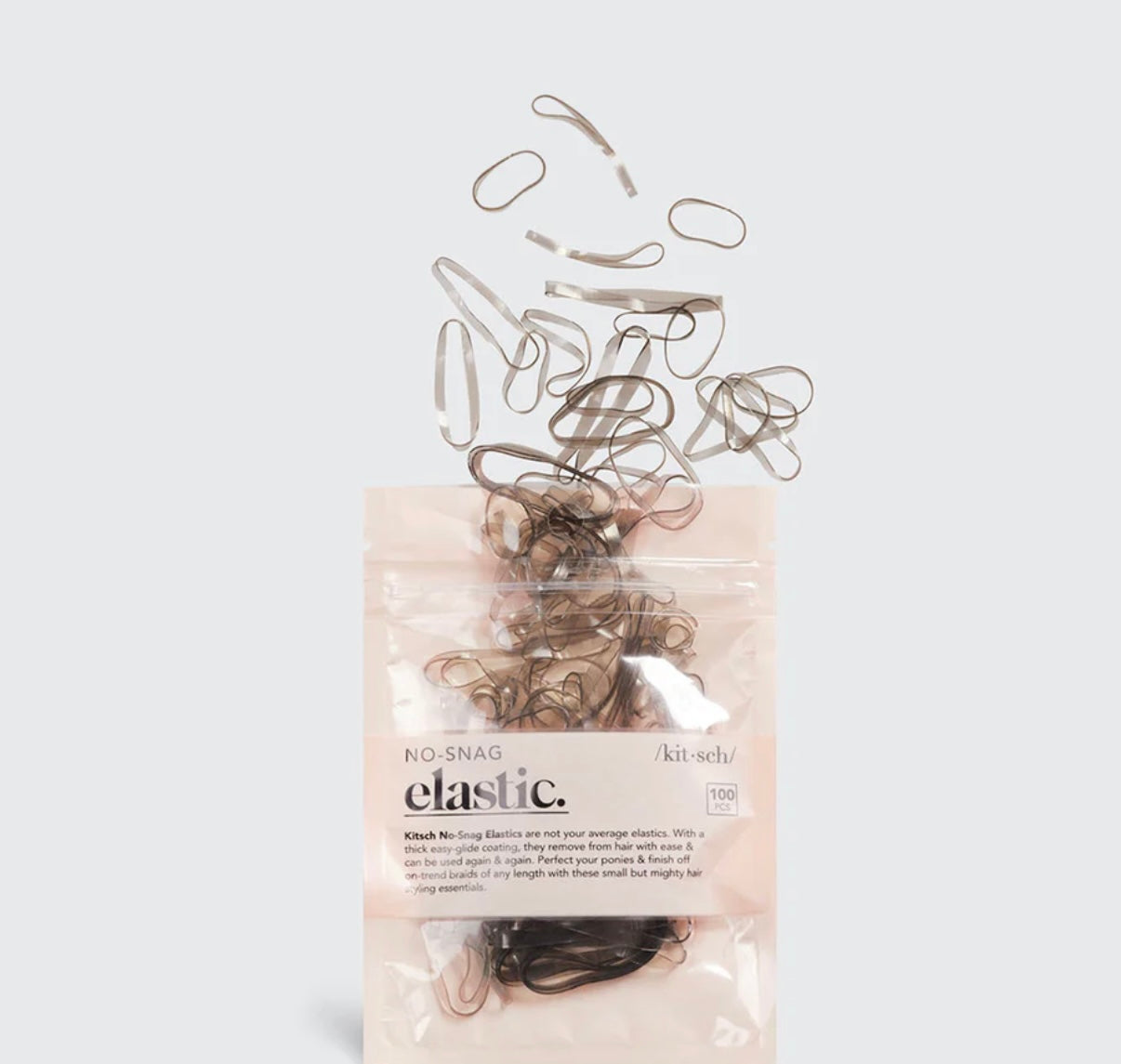 Kitsch No-Snag Elastics 100pc Set- * 3 Colors *
