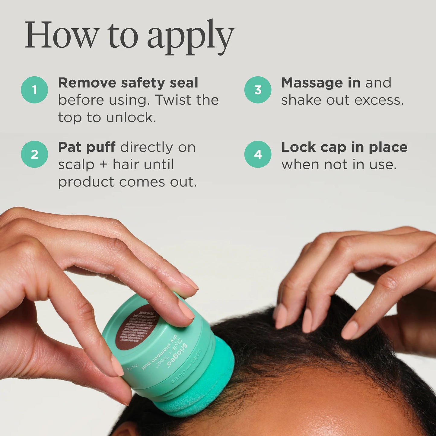 Briogeo Style + Treat™ Biotin Dry Shampoo Puff- * 2 Shades *