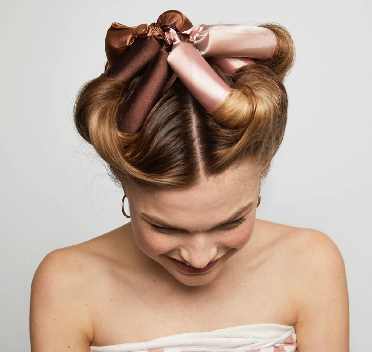 Kitsch Rosewood Jumbo Satin Flexi Rods 4pc