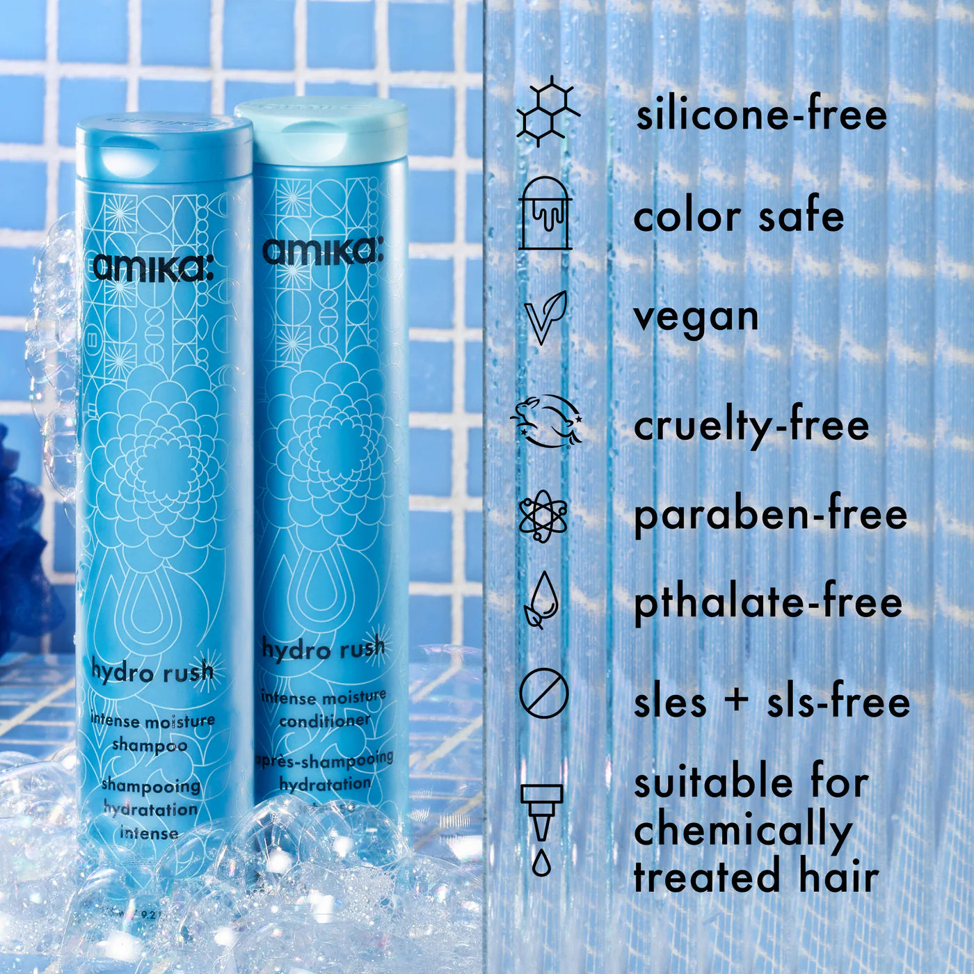 AMIKA Hydration Heavyweights Hydrating Wash + Care Set