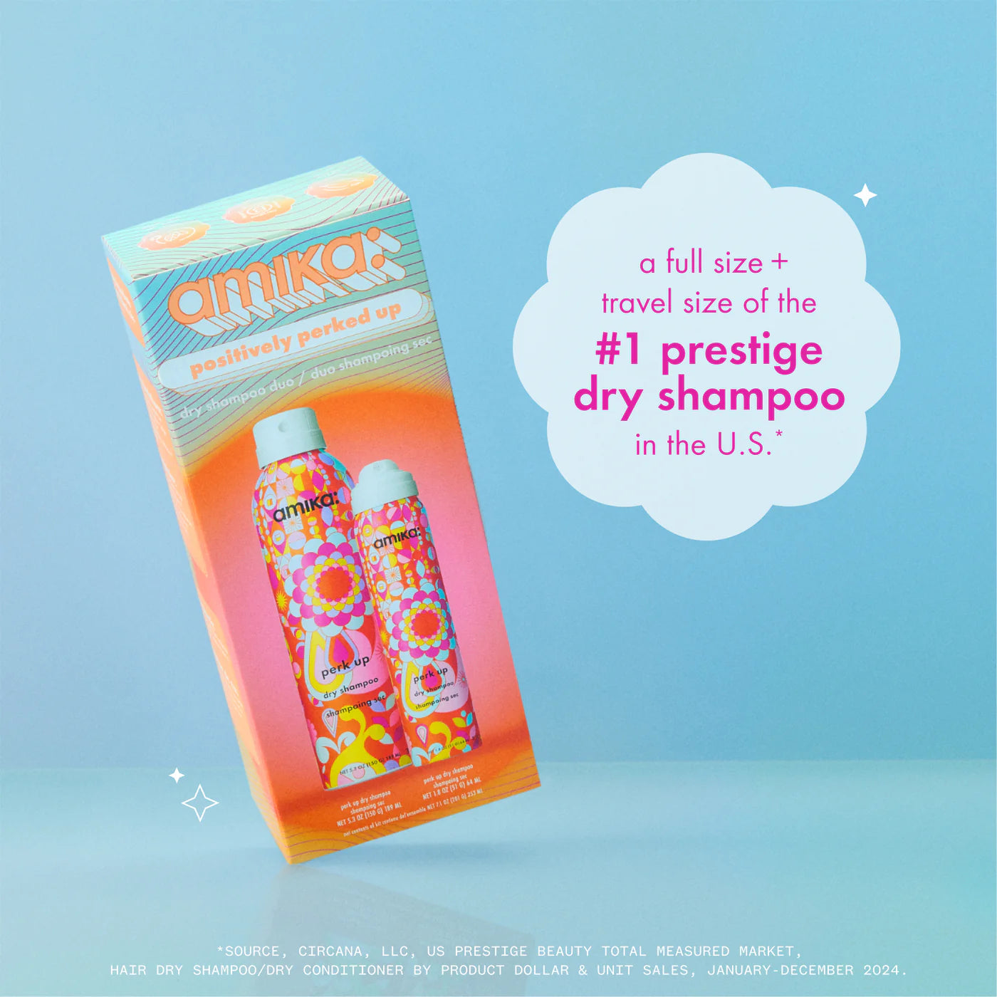 amika positively perked up dry shampoo set