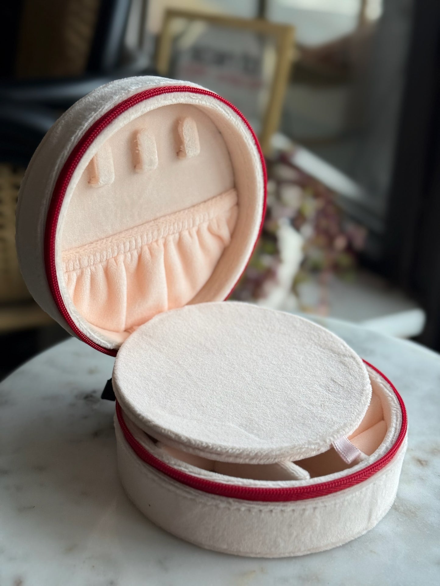 Cherry Jewelry Zip Case