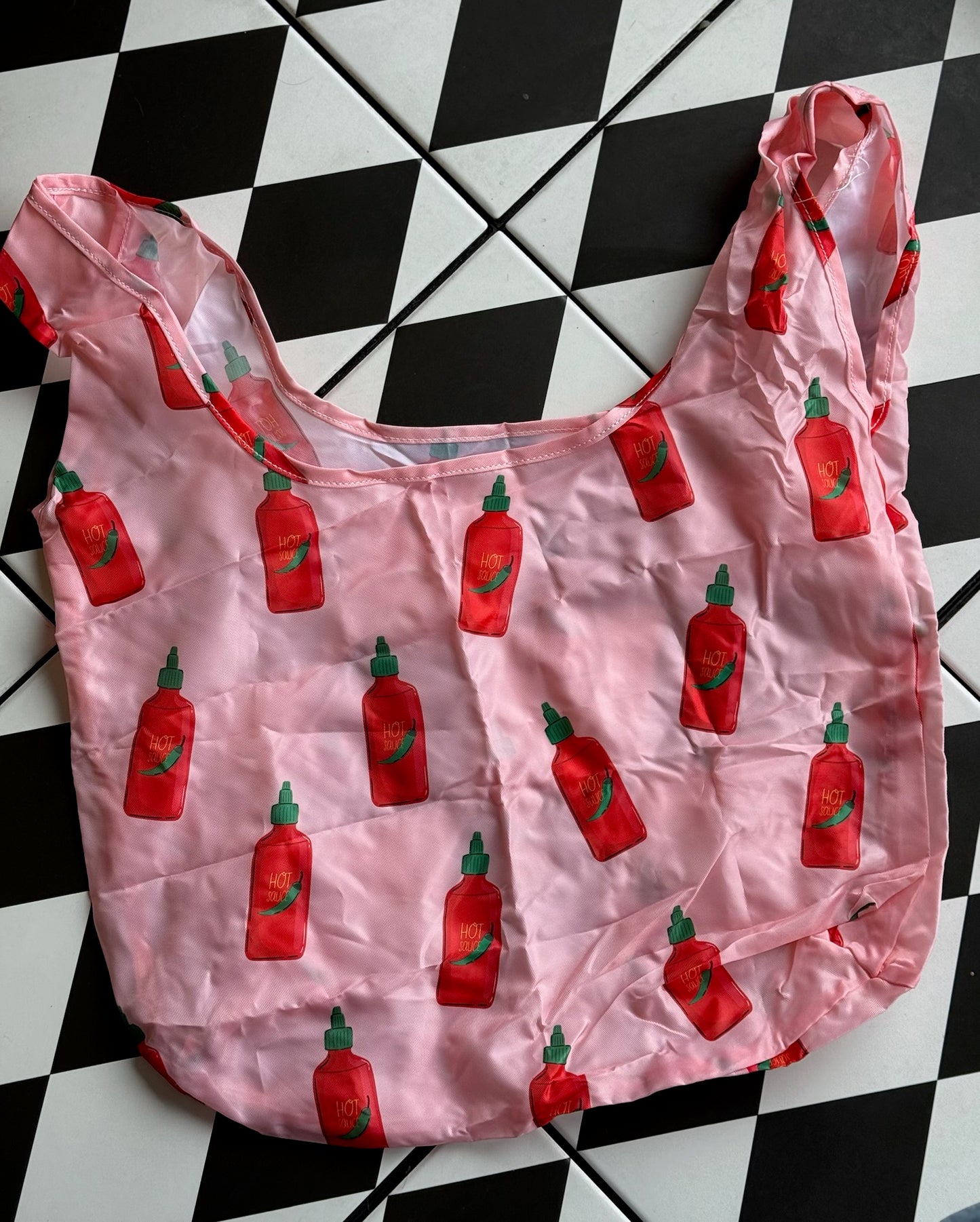Hot Sauce 2-in-1 Bag Charm + Shopper Bag