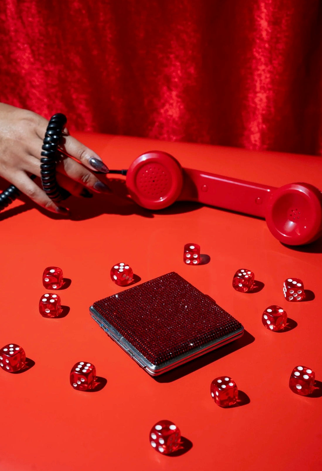Rhinestone Cig Case - * 2 Colors *