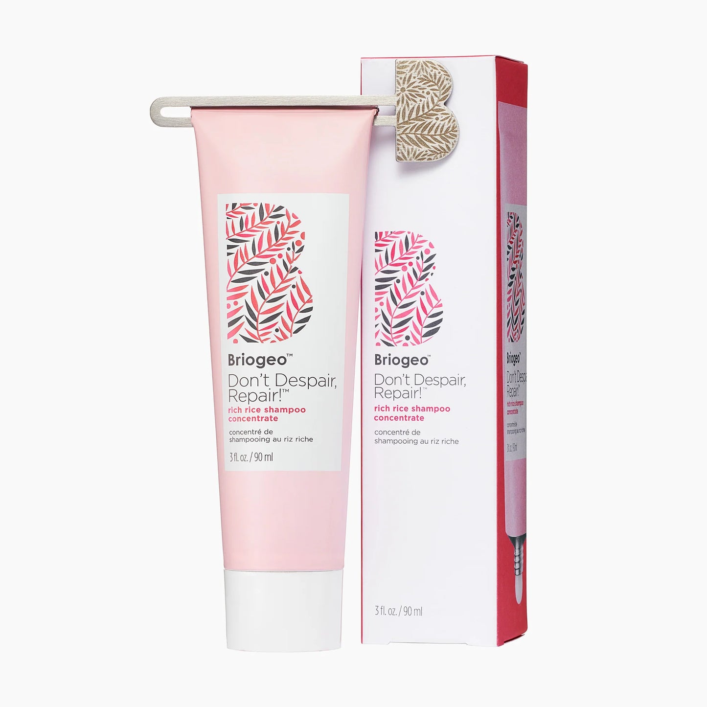 Briogeo Don't Despair, Repair!™ Rice Protein + Algae Rich Rice Water Shampoo Concentrate with Key