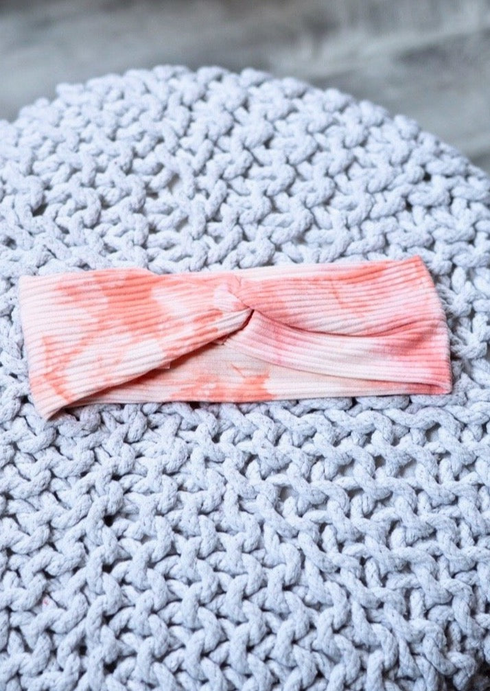 Exclusive Ribbed Tie Dye Bright Headbands