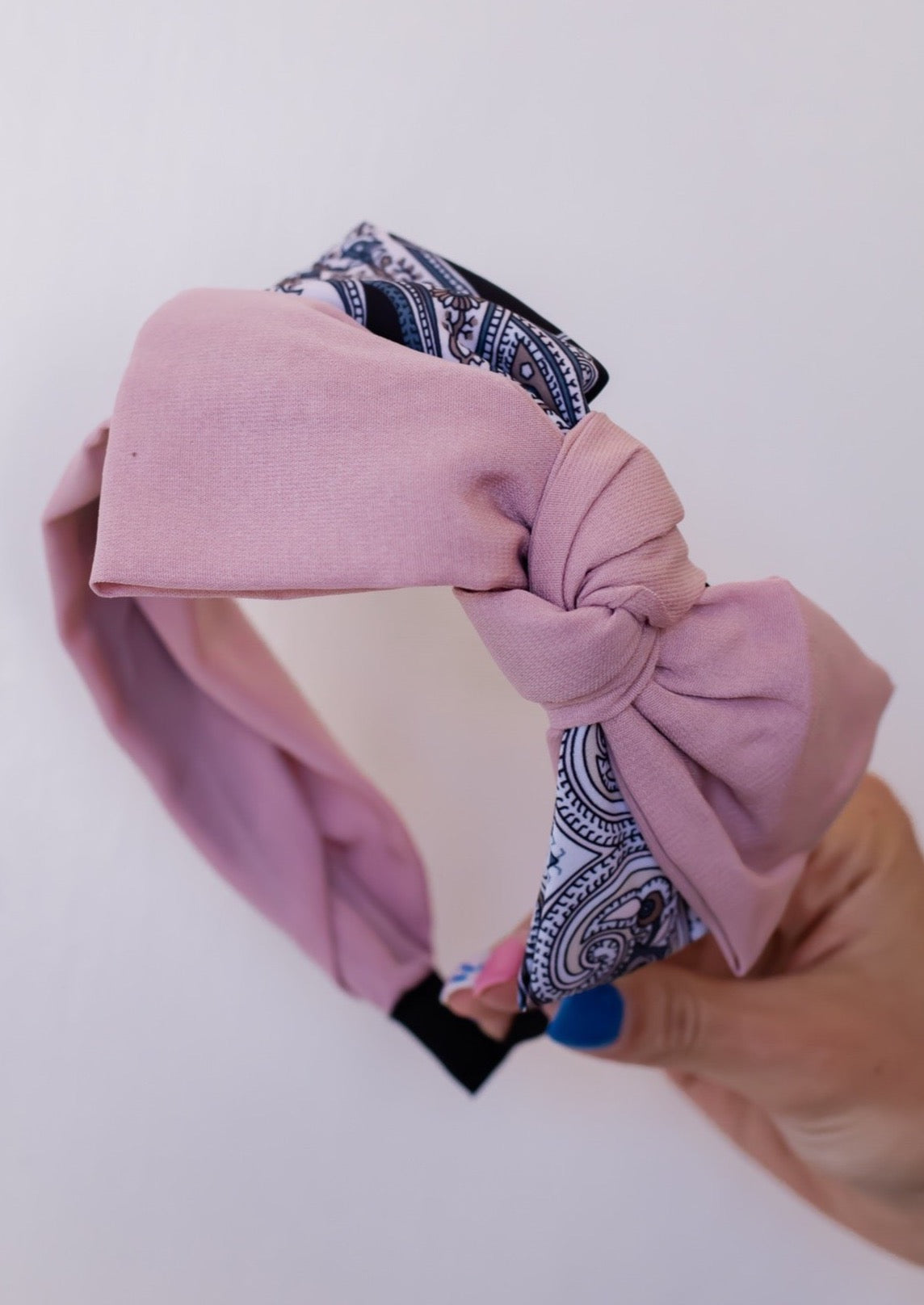 Paisley Dreams Bow Headband *Pink*