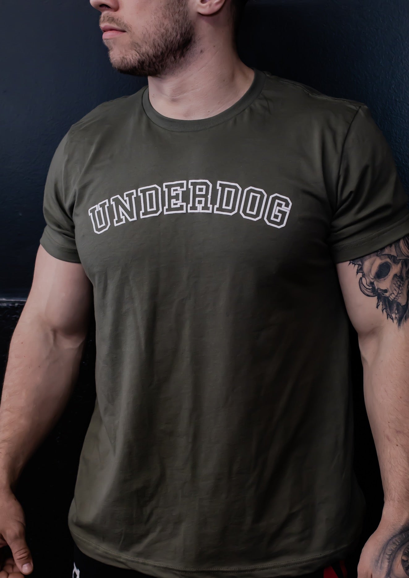 Exclusive Puff Print Underdog Tee - Green