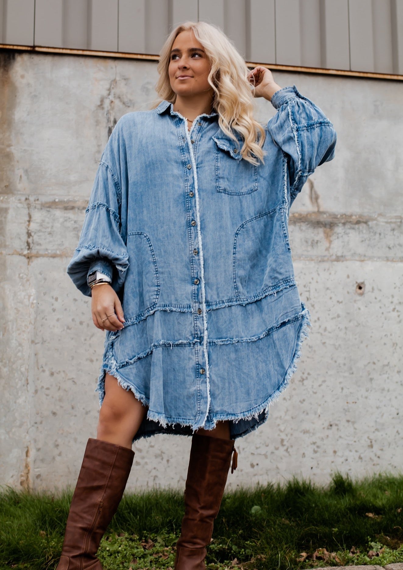 This is The Dream Denim Dress *Kenzies Pick* *RESTOCKED*