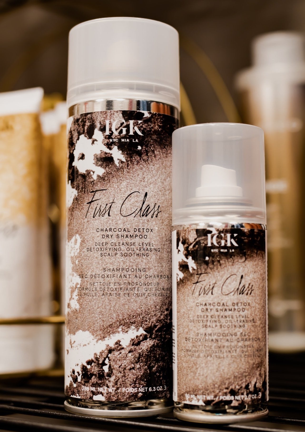 IGK FIRST CLASS - Charcoal Detox Dry Shampoo (Deep Cleanse) *2 Sizes*