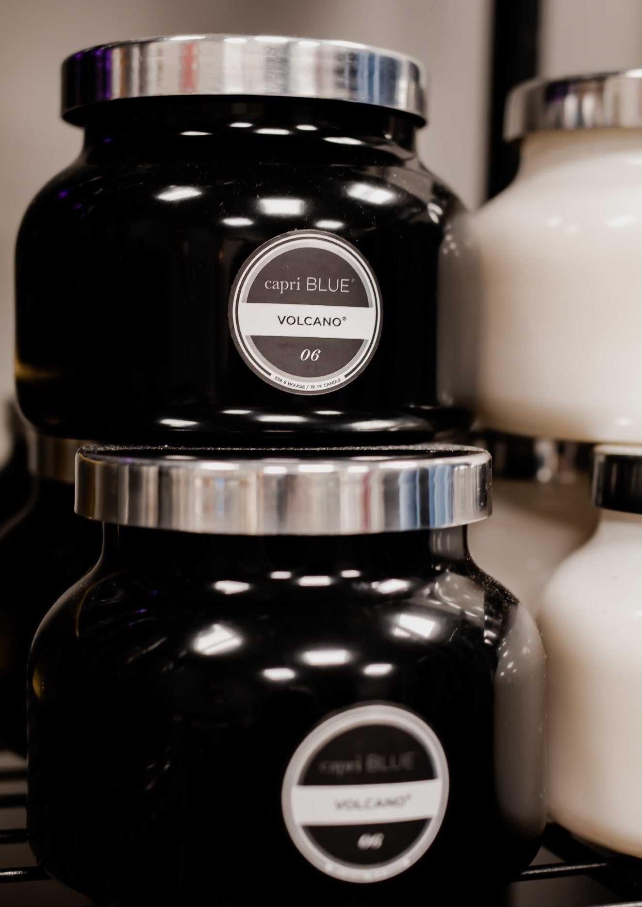 Capri Blue - Volcano Black Signature Jar, 19 oz