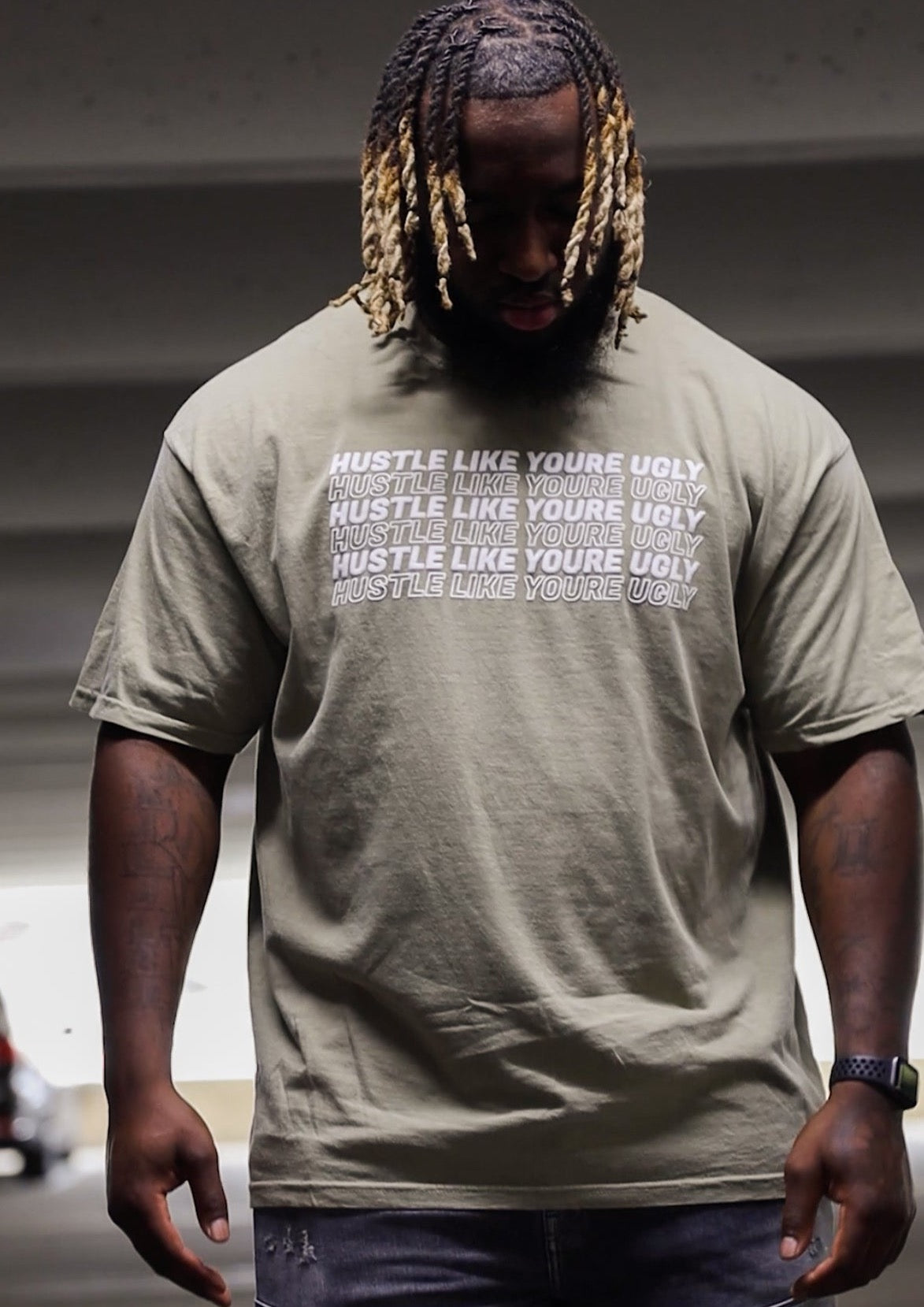 Exclusive Hustle Like You're Ugly *Khaki*