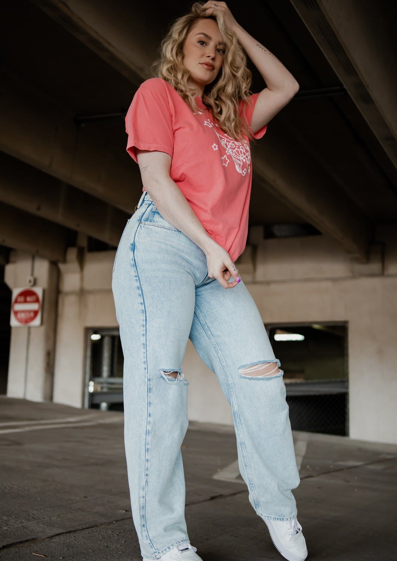 *EXCLUSIVE* Don't Trip Tee *Pink*