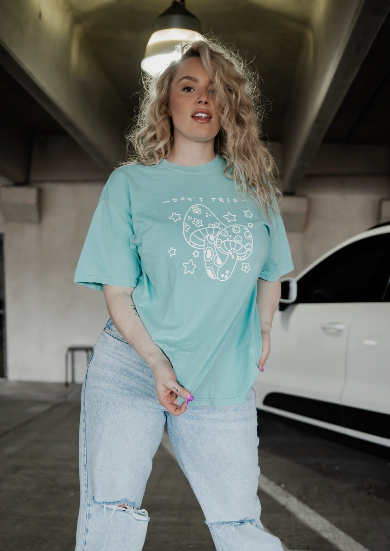 *EXCLUSIVE* Don't Trip Tee *Blue*