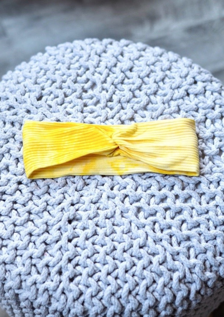 Exclusive Ribbed Tie Dye Bright Headbands