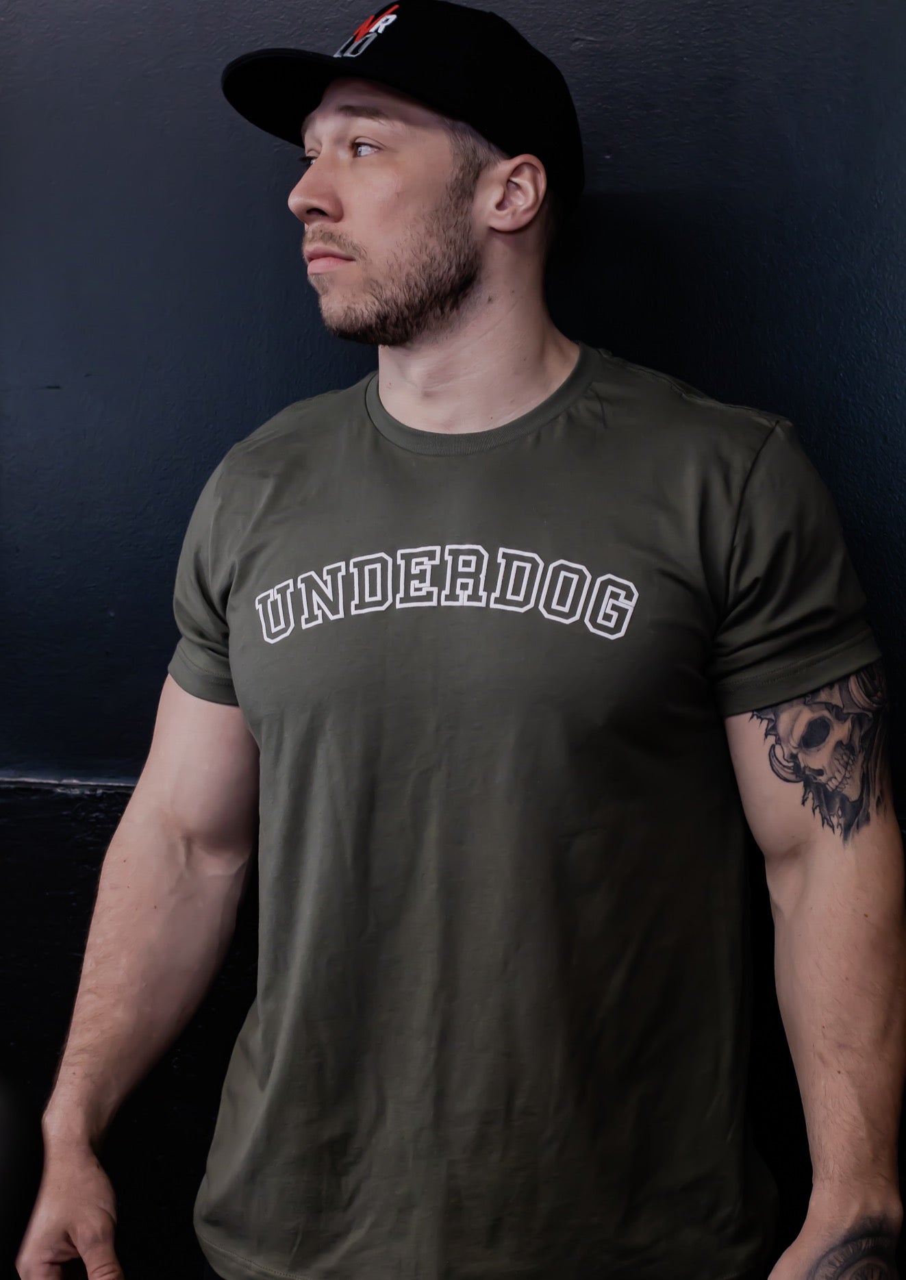 Exclusive Puff Print Underdog Tee - Green