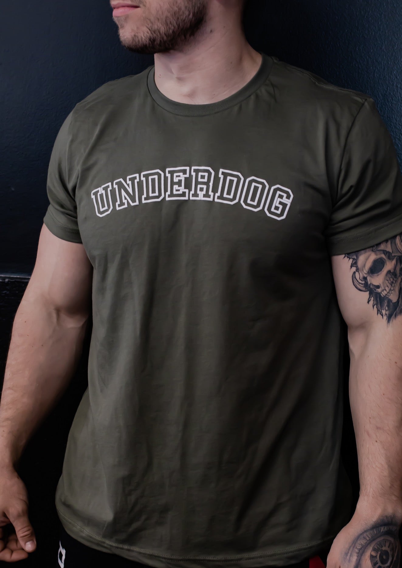 Exclusive Puff Print Underdog Tee - Green