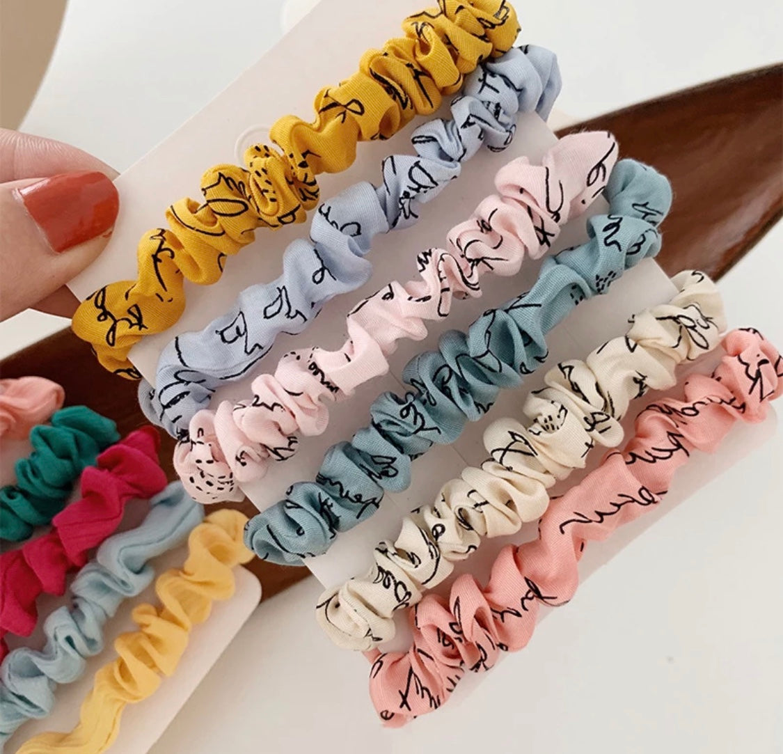 Multi-Color Ponytail Set