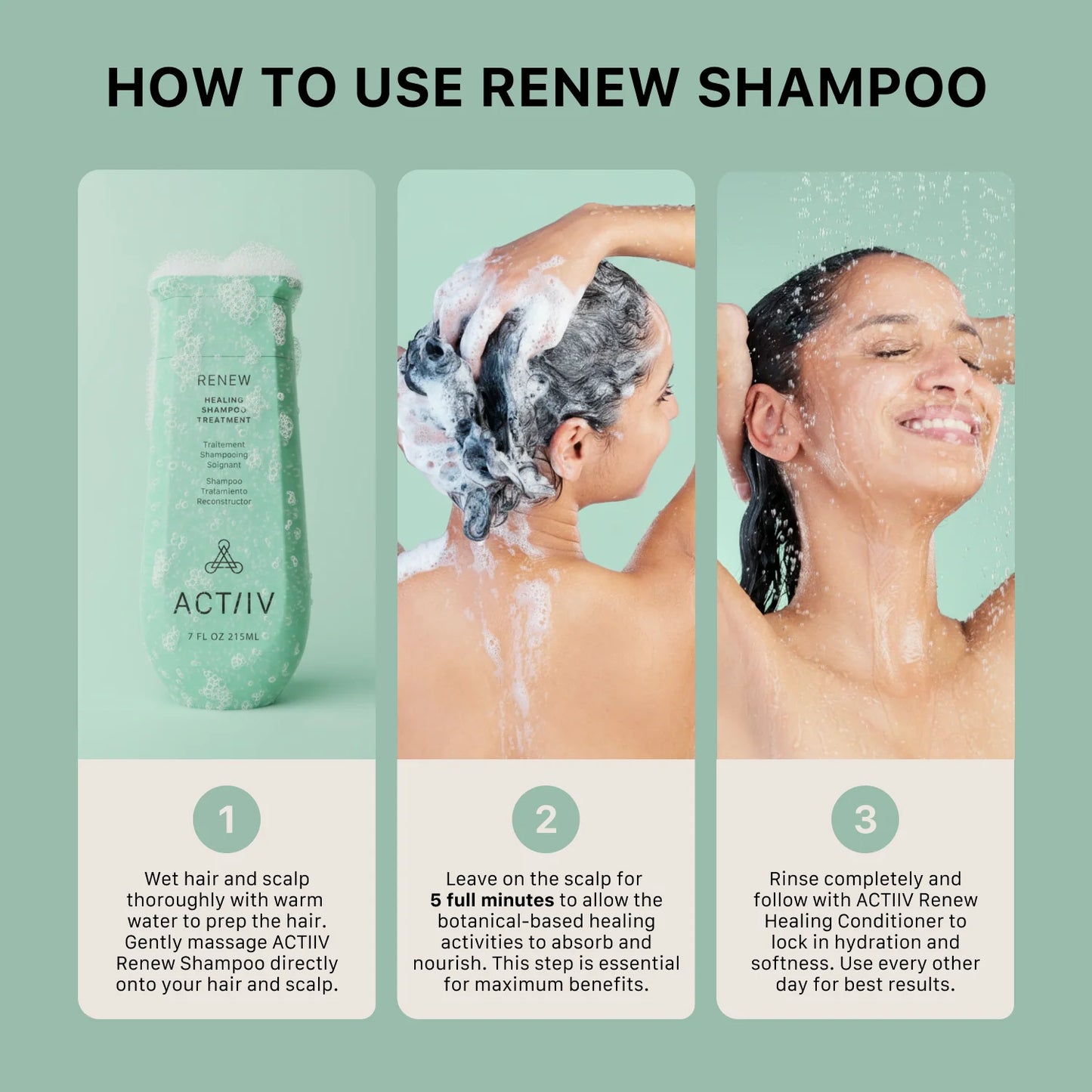 ACT IIV Renew Healing Cleansing Shampoo Treatment