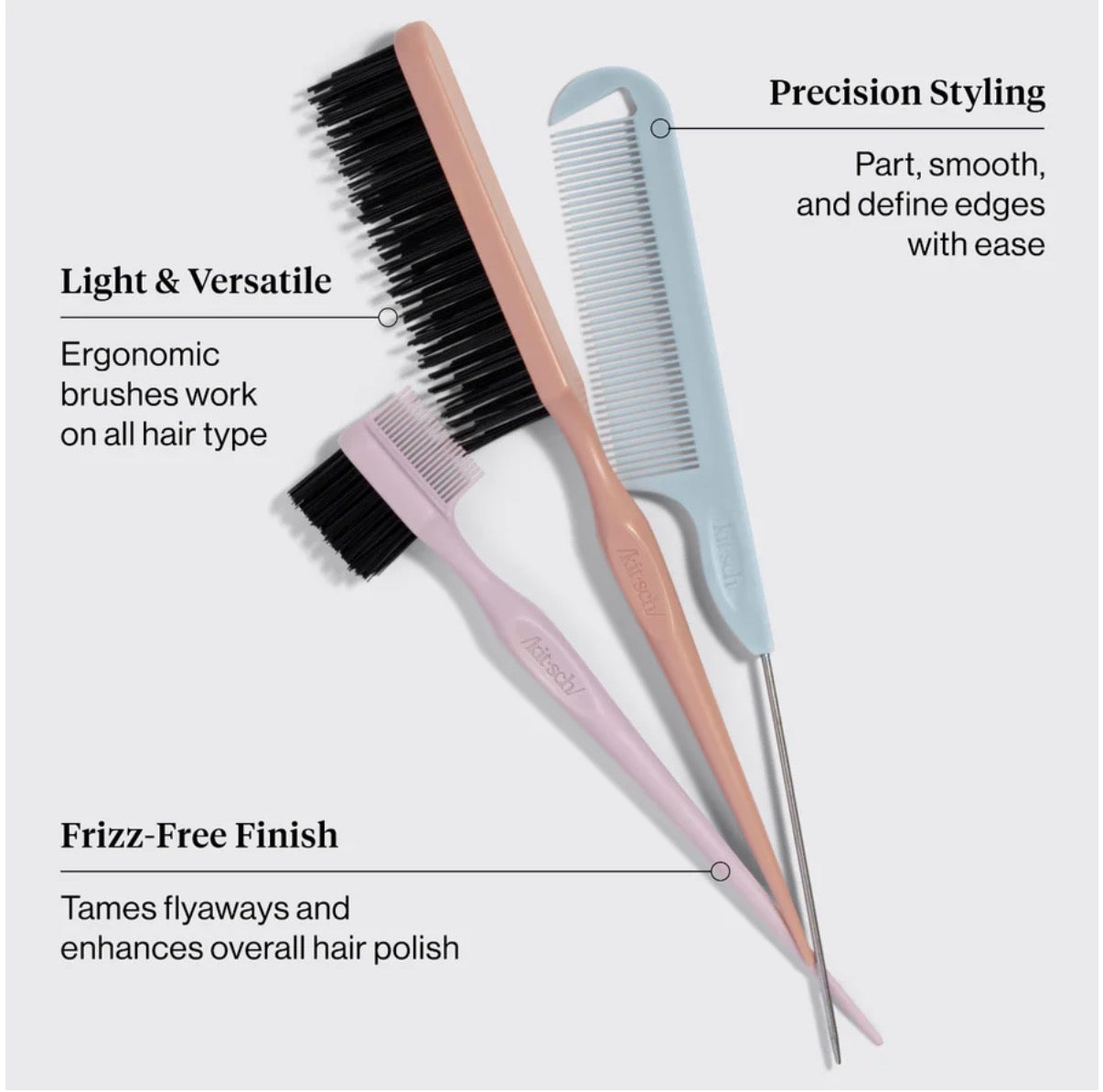 Kitsch Detail & Define Styling Brush Set