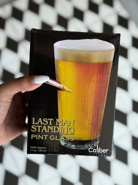 Last Man Standing Pint Glass