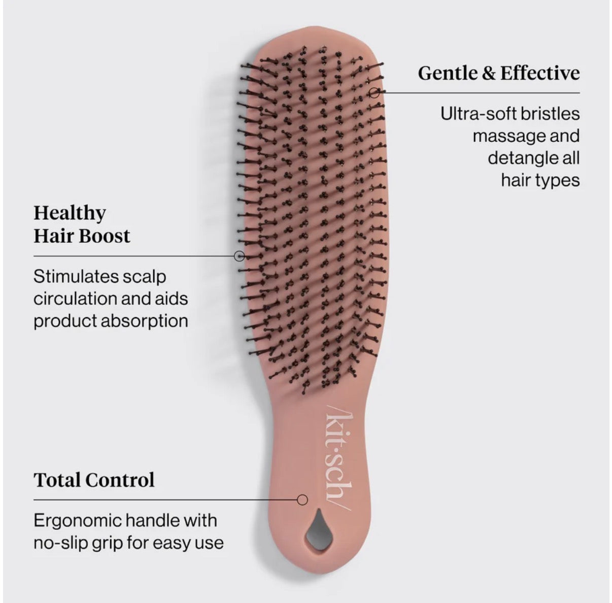 Kitsch Scalp Renewal Brush in Terracotta