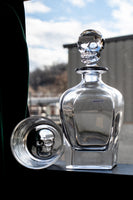Crystal Skull Decanter set with 2 Whiskey Glasses *Engraving optional*