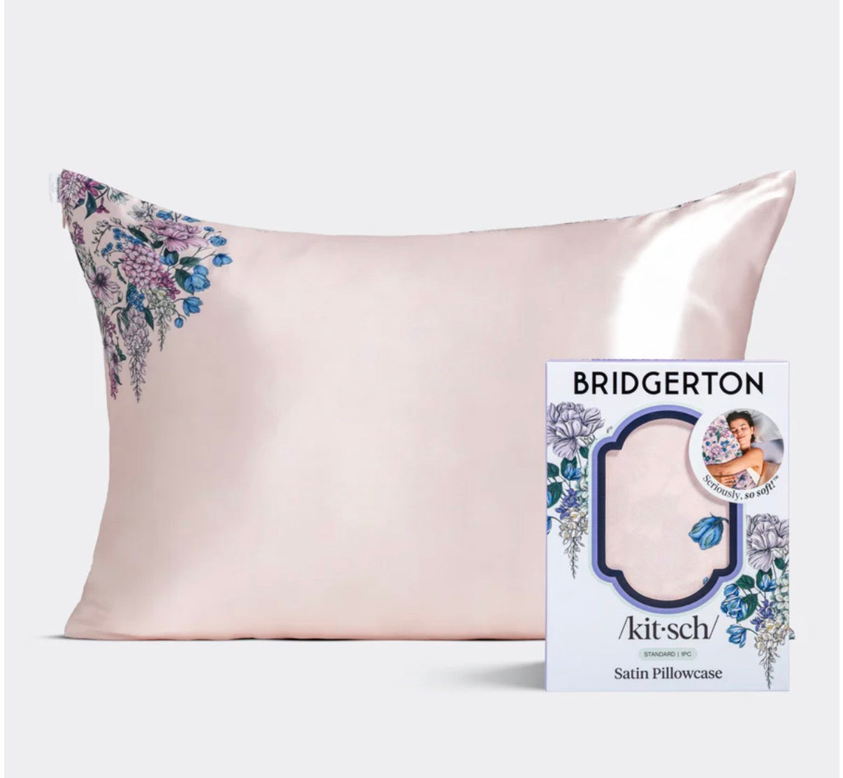 Bridgerton x Kitsch Satin Pillowcase - * 2 Options *