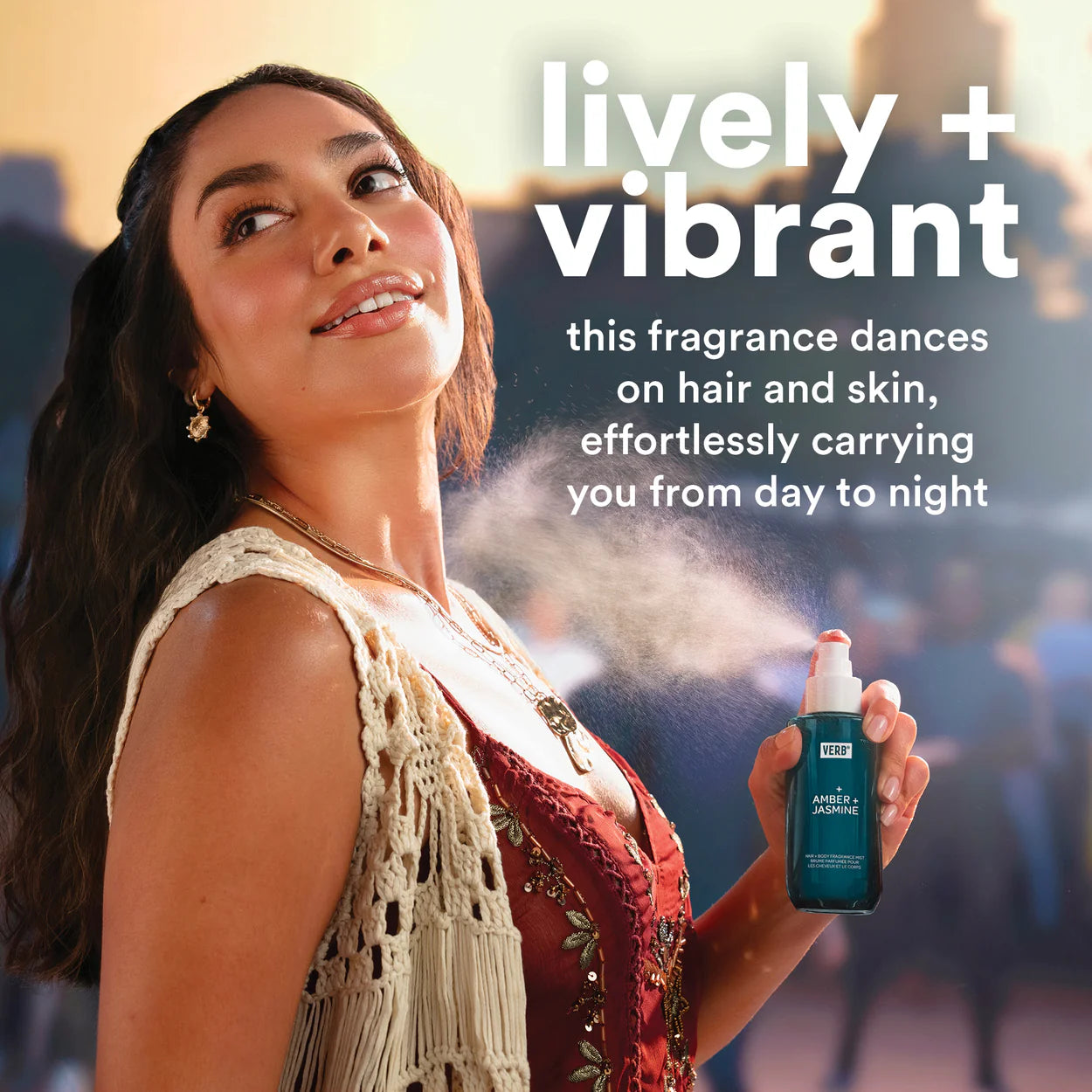 Verb Amber + Jasmine Hair And Body Fragrance Mist